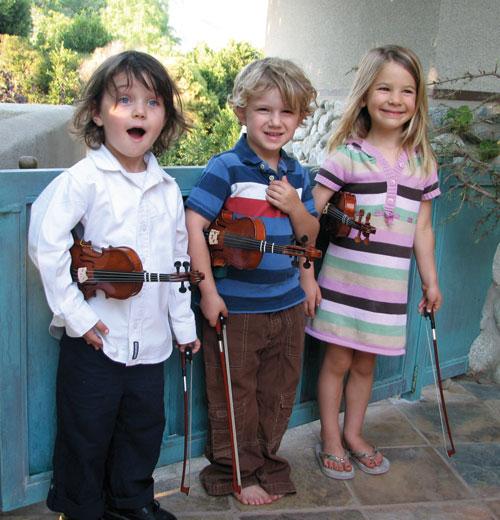 Mini violinists