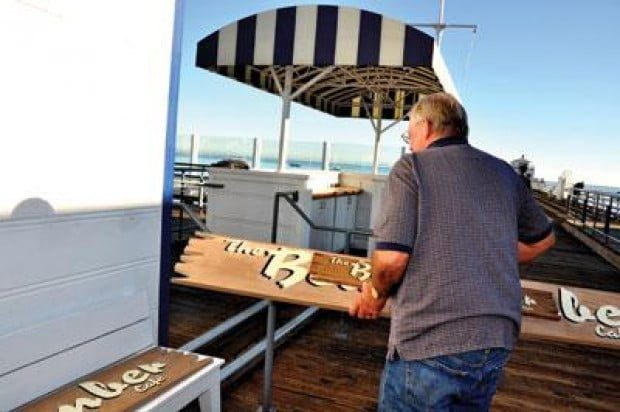 Malibu Pier more vacant than ever