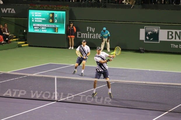 Bryan brothers excel in BNP Paribas Open