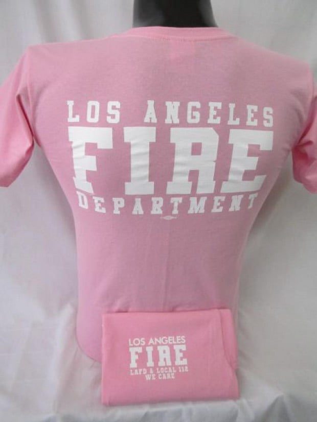 Los Angeles Fire Department goes pink