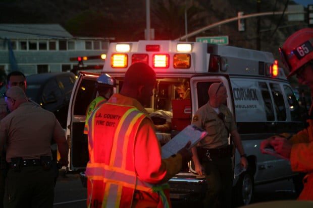 Two injured in collision at PCH and Rambla Pacifico