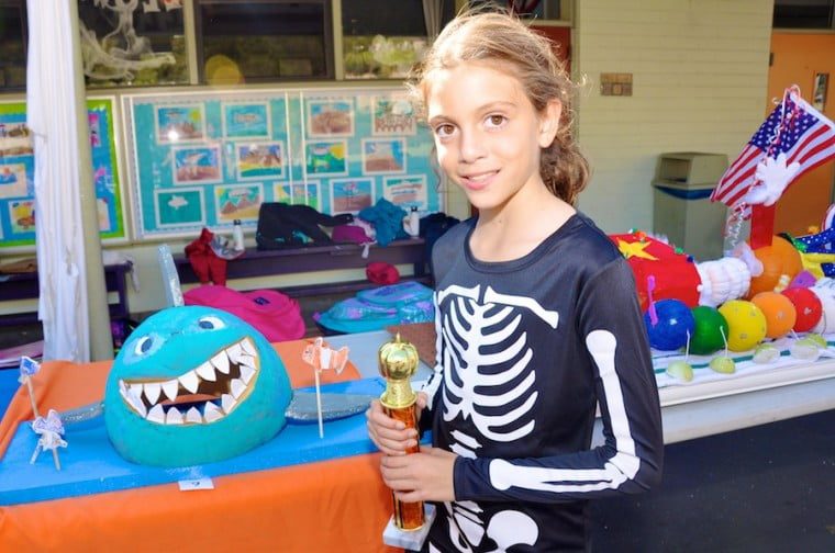 Great white shark pumpkin