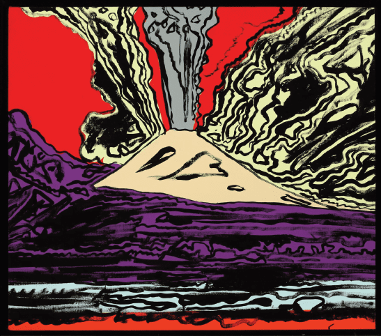 Mount Vesuvius by Warhol