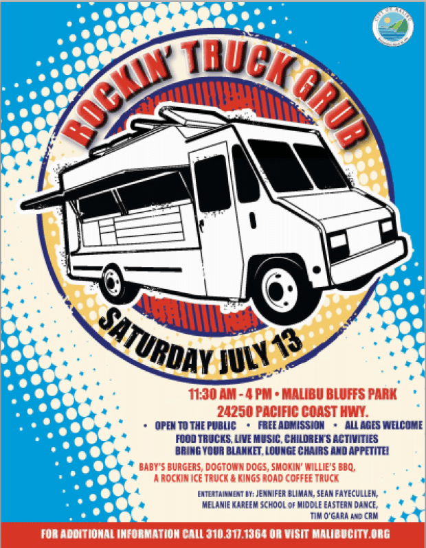 Food trucks, music in Bluffs Park this Saturday