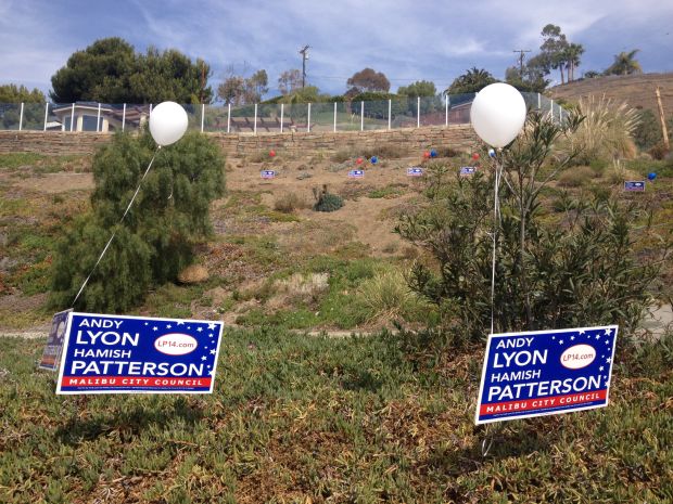 Lyon and Patterson Say Election Signs Are Missing