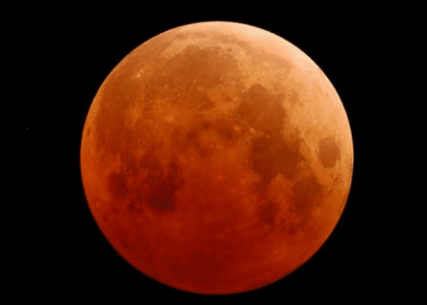 "Blood Moon" Eclipse Appearing Monday Night