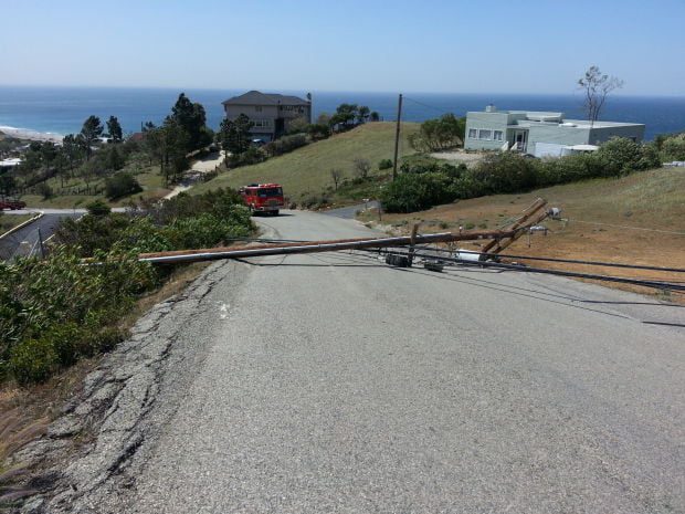 Trancas Canyon Road Reopened After Downed Power Lines Cleared