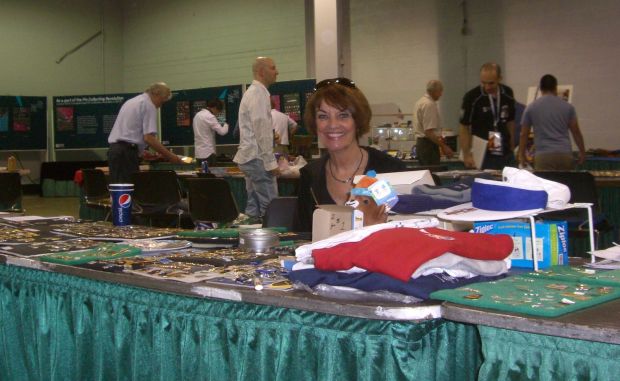 Local Olympic Pin Trader Participates In Collectors Show