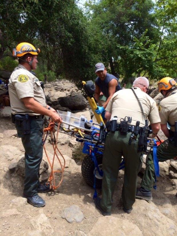 Man Rescued Sunday from Malibu Creek