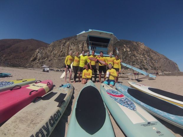 Malibu Lifeguards Participate In SoCal Paddledown