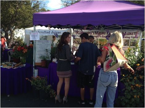 Malibu Monarch Project Hosts a Booth at the Farmers Market