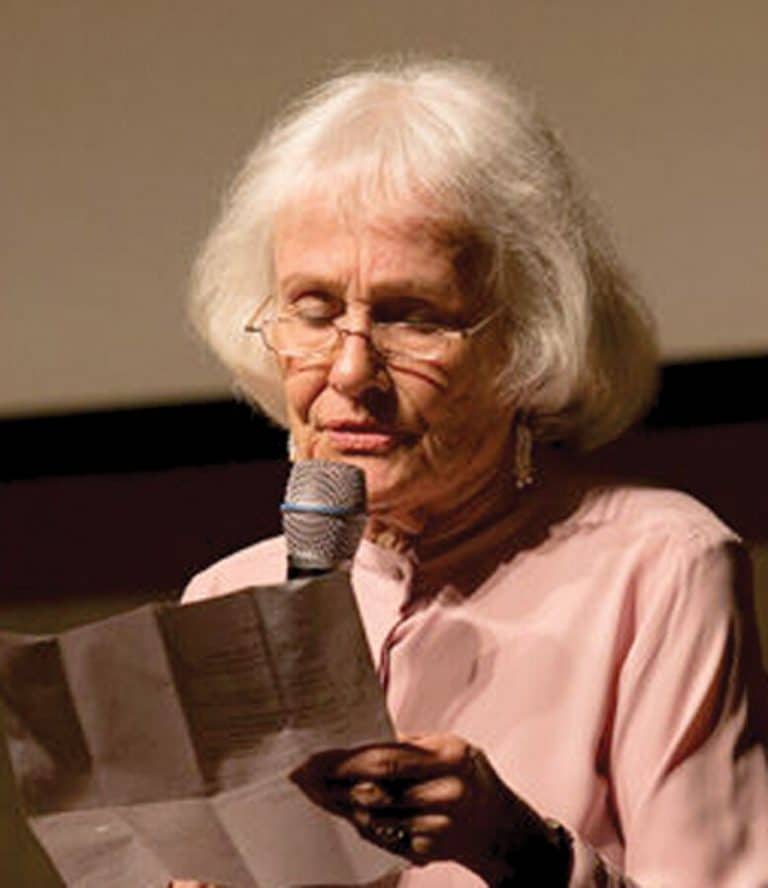 Poetry Stone Honors Late Poet Laureate Ellen Reich