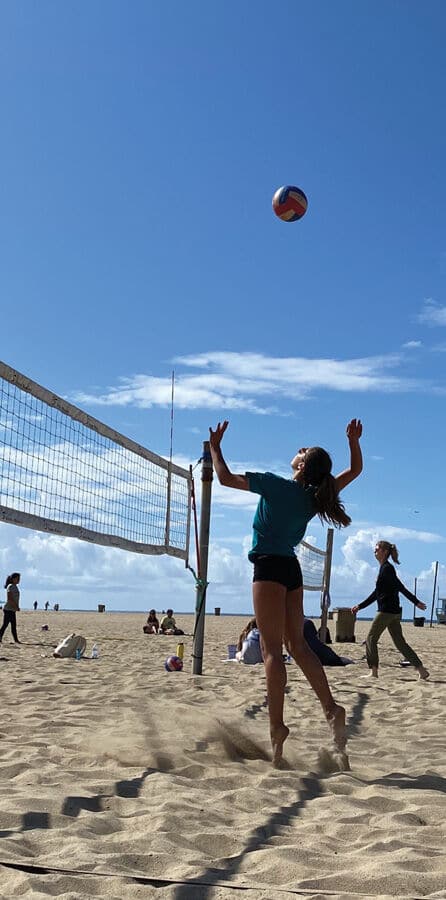 On Court or on Sand
