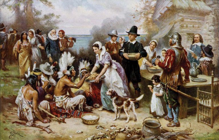 First Thanksgiving Feast Remembered