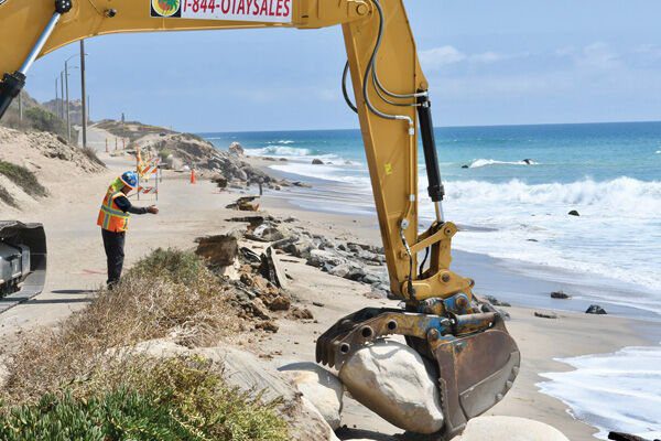 Coastal Erosion Wipes Out Westward Beach Access Road