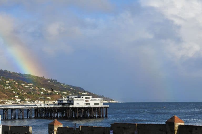 Rainbow over Malibu 2021