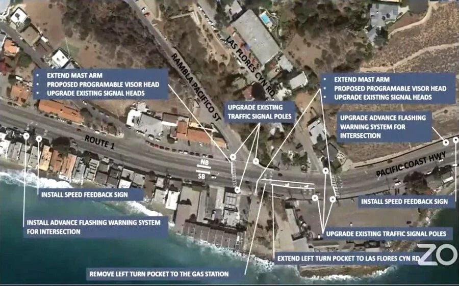 Caltrans Proposal Aims for Safety at Dangerous Las Flores/PCH Intersection  • The Malibu Times