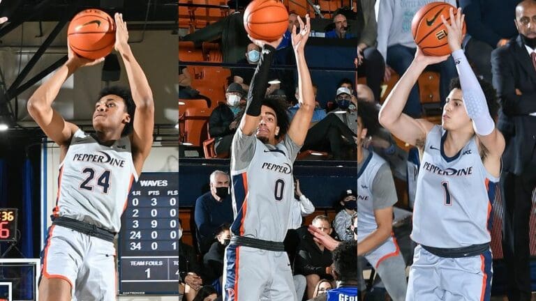 Pepperdine Basketball Players Receive Freshman Honors