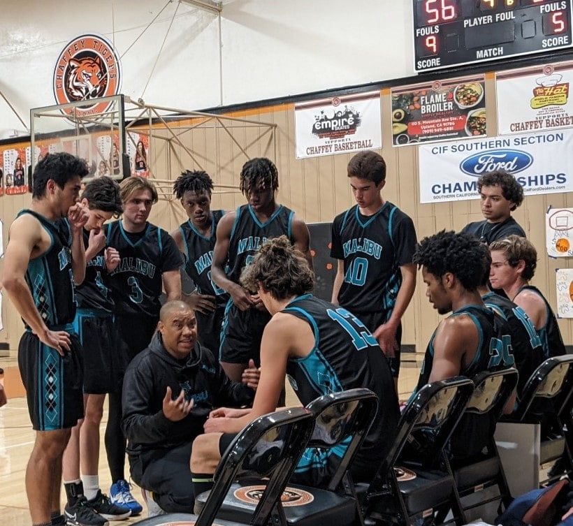 The MHS Sharks boys basketball team won five games in the CIF playoffs.