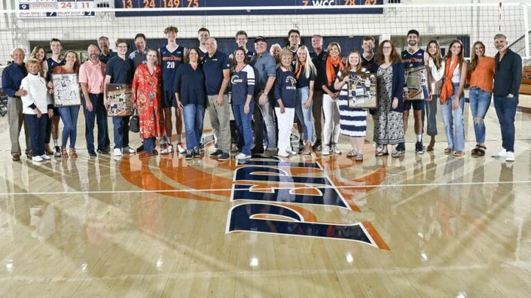 Waves Men’s Volleyball Record Senior Night Victory