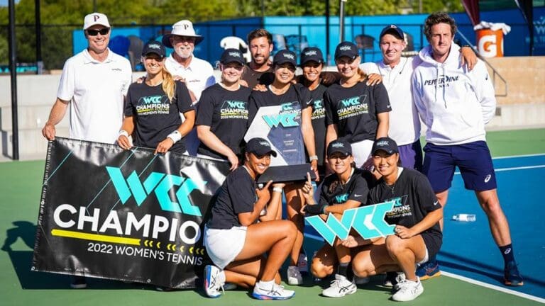 Pepperdine women’s tennis captures WCC Tournament crown