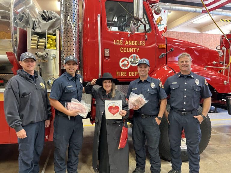 Local firefighters and lifeguard recognized