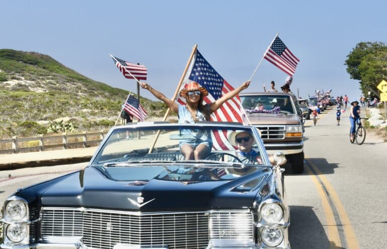 Joyful exuberance on display at annual Point Dume July 4th parade