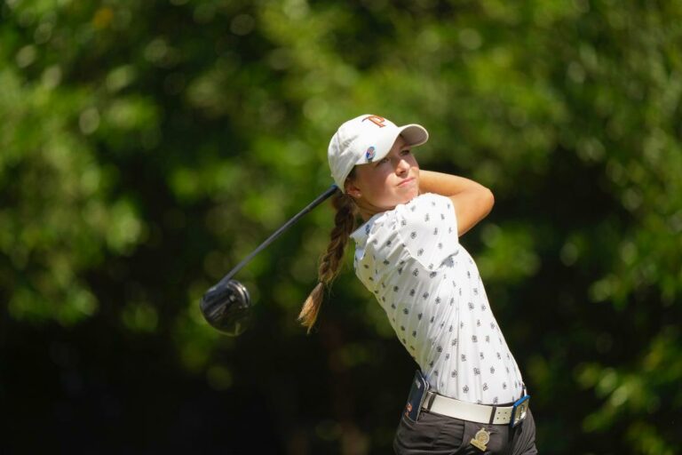 Pepperdine golfers Gomez and Romero playing at U.S. Women’s Amateur