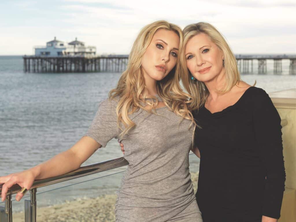 Olivia Newton and daughter MTM Cover Shoot