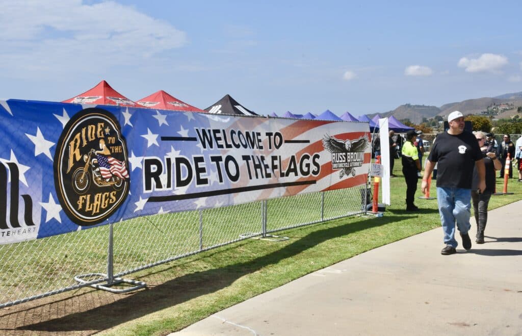 Sept. 11 memorial Ride to the Flags event organized by the White Heart