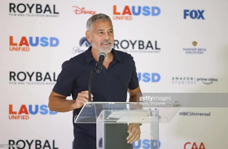 Clooney’s new aim: To lead others to fame