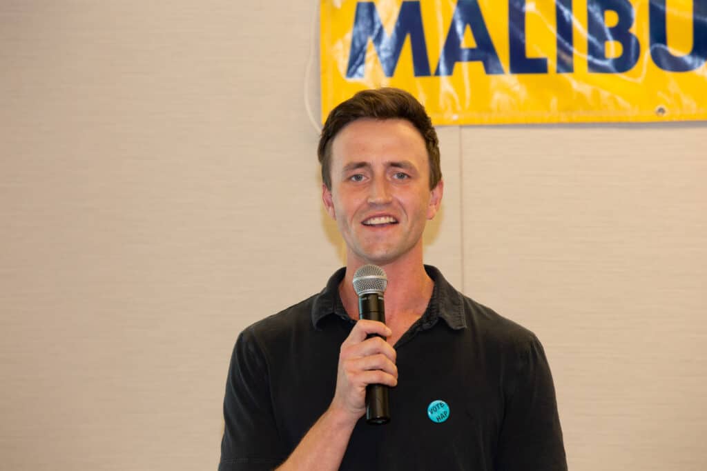 HAP HENRY 2022 Malibu Candidates Forum Devon Meyers TMT8