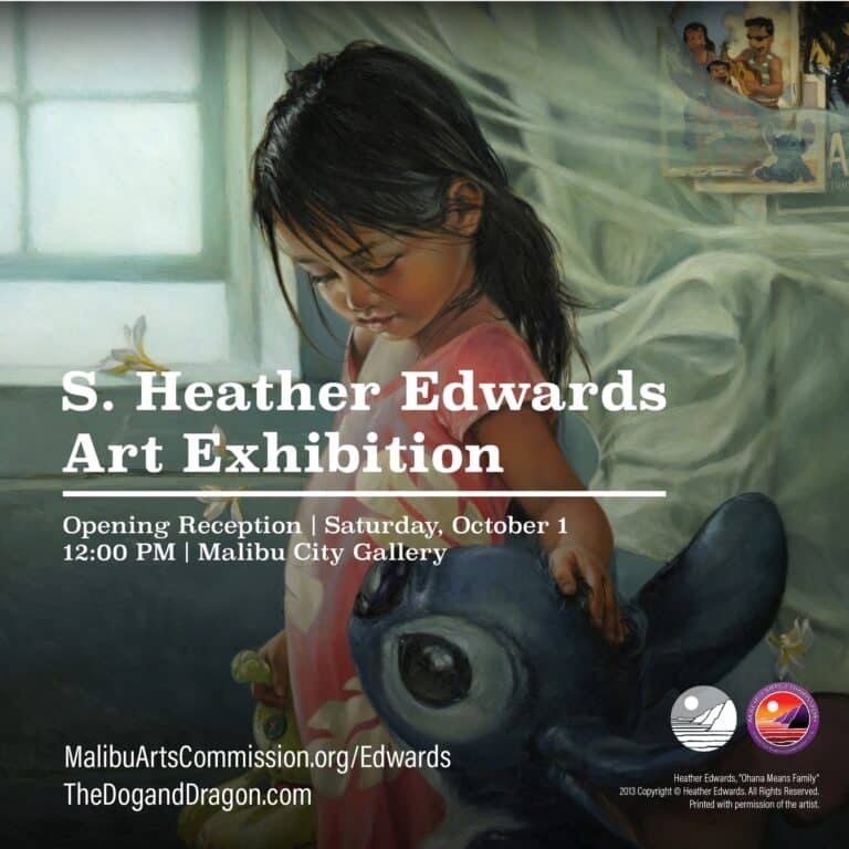 S. Heather Edwards Art Exhibitions Opening Reception Sat, Oct. 1 at 12 p.m. to 1:30 p.m. at Malibu City Hall