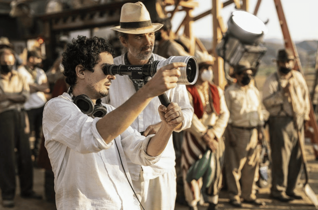 3. Damien Chazelle directing his latest film Babylon courtesy Paramount