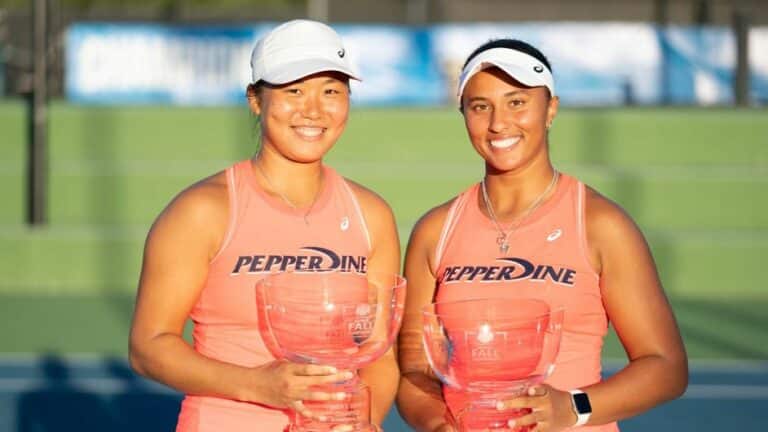 Waves tennis pair captures ITA fall national title