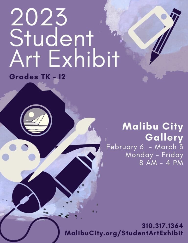 Students: Submit Your Artwork for the City of Malibu Art Exhibit
