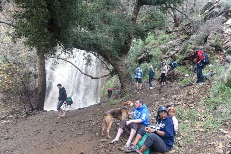 Escondido Falls Trail waterfall draws crowd to Malibu Escondido Falls Trail waterfall draws crowd to Malibu