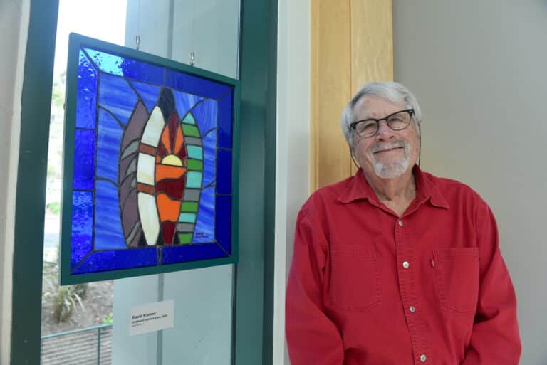 Malibu resident donates stained glass art piece to City Hall