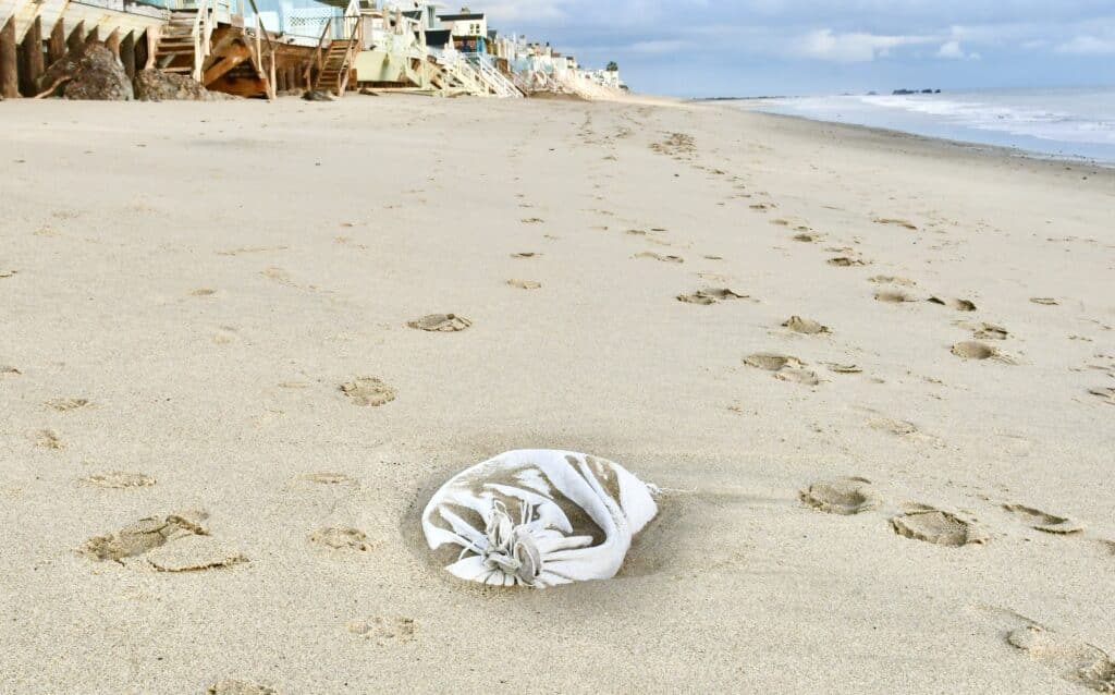 FRONT 2023 Sandbags on Beach Julie Ellerton 9