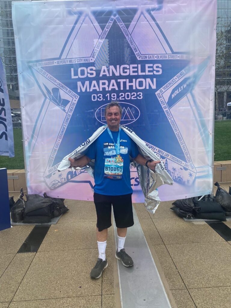 38 and counting: Rick Wallace completes L.A. Marathon again