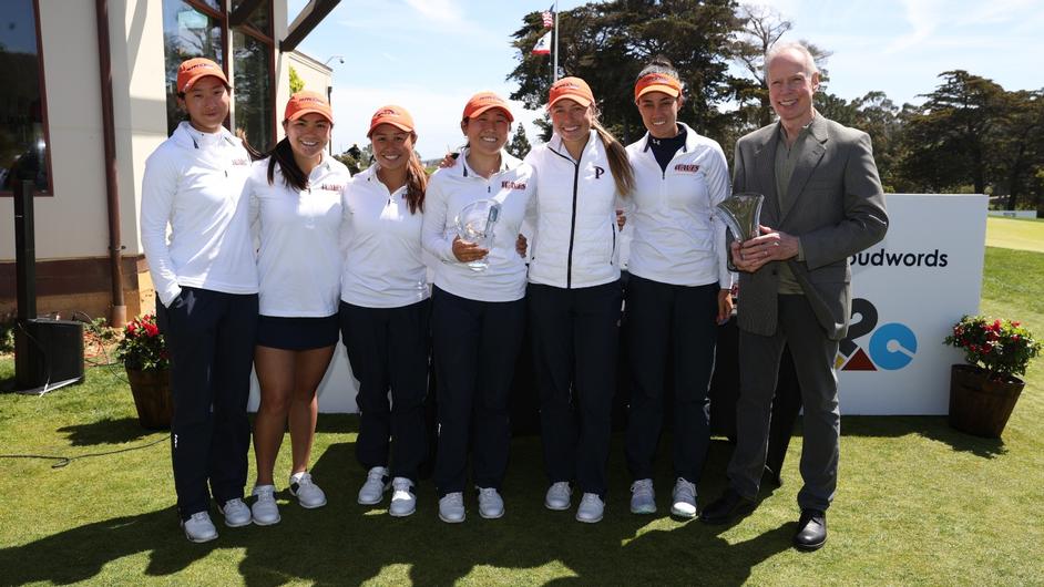 The Pepperdine womens golf team finished finished as co champions of the Silicon Valley Showcase