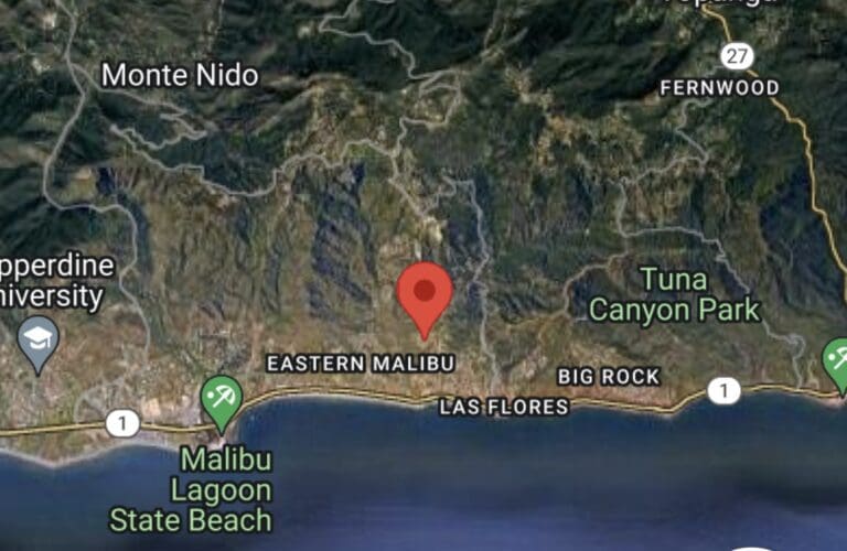 3.4 magnitude earthquake in Eastern Malibu