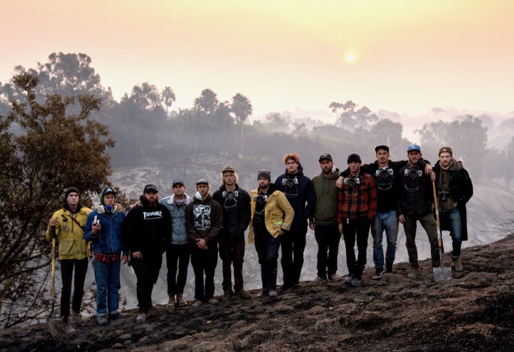 The Point Dume Bombers Photo credit Keegan Gibbs during the woolsey fire