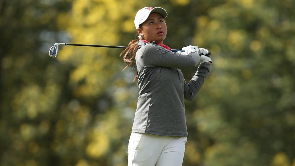 Waves womens golfer Jeneath Wong was named an All American. Photo by Jeff Golden