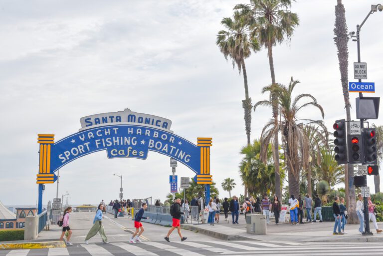 Santa Monica plans to replace the pedestrian bridge at the pier in preparation for the 2028 Olympics