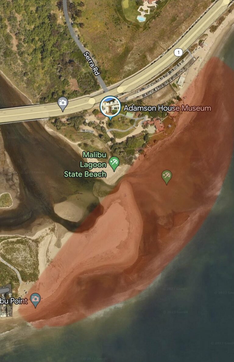 BREAKING: Malibu Lagoon and surrounding beaches closed due to a six thousand gallon spillage of untreated sewage BREAKING: Malibu Lagoon and surrounding beaches closed due to a six thousand gallon spillage of untreated sewage