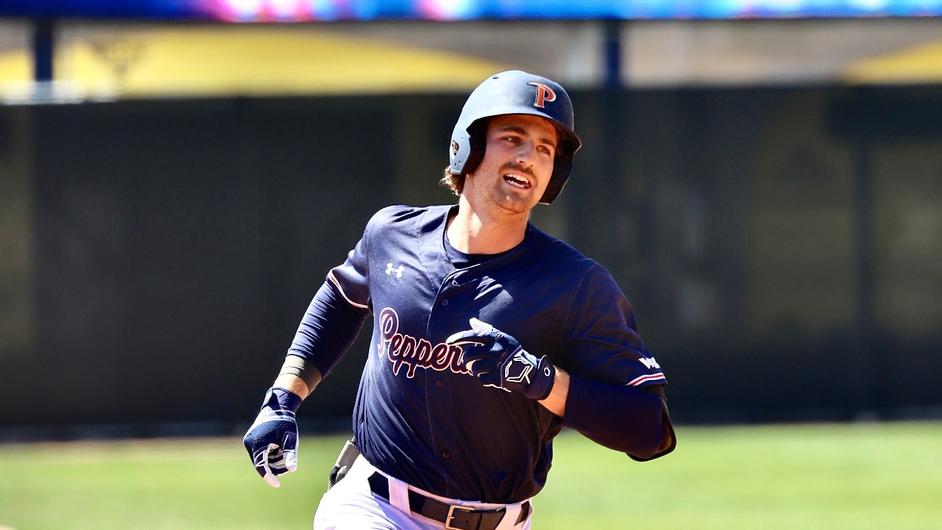 Pepperdine baseball player Ryan Johnson was selected by the Houston Astros in the MLB Draft. Photo by Kennedy Duke