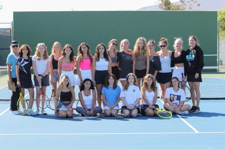 Sharks girls tennis pick up rackets as four-time defending league champs