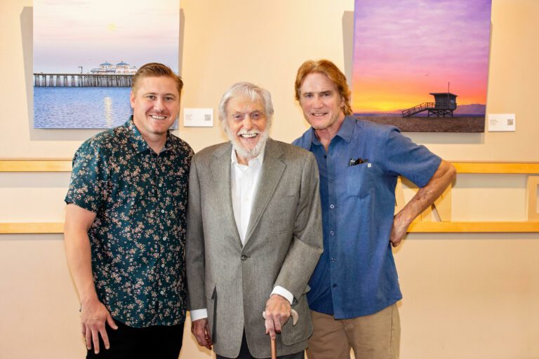 New art exhibit opens at Malibu City Gallery with a special guest visitor