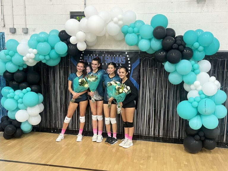 Sharks volleyball honors quintet during Senior Night 